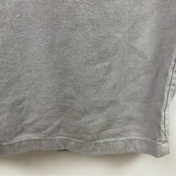 Old Navy Wide Leg Linen Blend Pants Pull On Basalt Color Neutral Minimalist XL - Picture 7 of 14